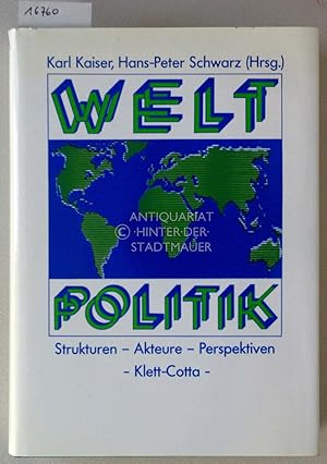 Bild des Verkufers fr Weltpolitik. Strukturen - Akteure - Perspektiven. [= Schriften des Forschungsinstituts der Deutschen Gesellschaft fr Auswrtige Politik e.V.] zum Verkauf von Antiquariat hinter der Stadtmauer