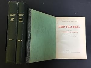 AA.VV. Storia della musica. UTET. 1944. Voll. I-II-III