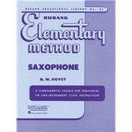Imagen del vendedor de Rubank Elementary Method Saxophone a la venta por eCampus