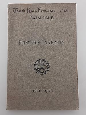 Catalogue of Princeton University, 1901-1902.