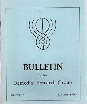 Seller image for BULLETIN: REMEDIAL RESEARCH GROUP: NUMBER 5 for sale by By The Way Books