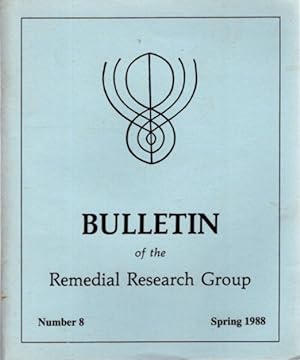 Seller image for BULLETIN: REMEDIAL RESEARCH GROUP: NUMBER 8 for sale by By The Way Books