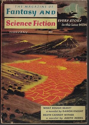 Imagen del vendedor de The Magazine of FANTASY AND SCIENCE FICTION (F&SF): February, Feb. 1959 a la venta por Books from the Crypt