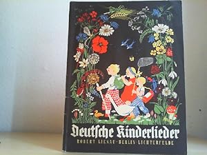 Deutsche Kinderlieder. Einbandzeichnung und Notenschmuck von Willy Herzig.