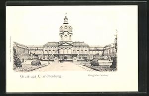 Bild des Verkufers fr Ansichtskarte Berlin-Charlottenburg, Knigliches Schloss zum Verkauf von Bartko-Reher