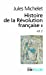 Image du vendeur pour Michelet Hist REV (Folio Histoire) (English and French Edition) [FRENCH LANGUAGE - Soft Cover ] mis en vente par booksXpress