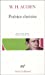 Bild des Verkufers fr Poesies Choisies Auden (Poesie/Gallimard) (French Edition) [FRENCH LANGUAGE - Soft Cover ] zum Verkauf von booksXpress