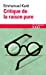 Seller image for Critiqu de La Rais Pure (Folio Essais) (English and French Edition) [FRENCH LANGUAGE - Soft Cover ] for sale by booksXpress