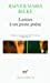 Image du vendeur pour Lettres a Un Jeune Poet (Poesie/Gallimard) (English and French Edition) [FRENCH LANGUAGE - Soft Cover ] mis en vente par booksXpress
