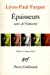 Seller image for Epaisseurs Vulturne (Poesie/Gallimard) (English and French Edition) [FRENCH LANGUAGE - Soft Cover ] for sale by booksXpress