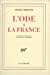 Seller image for ode a la france [FRENCH LANGUAGE - Soft Cover ] for sale by booksXpress