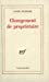 Seller image for Changement de proprietaire (French Edition) [FRENCH LANGUAGE - Soft Cover ] for sale by booksXpress