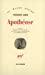 Seller image for Apotheose (French Edition) [FRENCH LANGUAGE - Soft Cover ] for sale by booksXpress