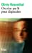 Seller image for On N Est Pas La Pour Disp (Folio) (French Edition) [FRENCH LANGUAGE - Soft Cover ] for sale by booksXpress