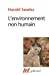 Image du vendeur pour L' environnement non humain [FRENCH LANGUAGE - Soft Cover ] mis en vente par booksXpress