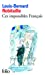 Imagen del vendedor de Ces Impossibles Francais (Folio) (French Edition) [FRENCH LANGUAGE - Soft Cover ] a la venta por booksXpress