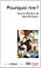 Immagine del venditore per Pourquoi Rire ? (Folio Essais) (French Edition) [FRENCH LANGUAGE - Soft Cover ] venduto da booksXpress