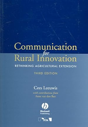 Seller image for Communication for Rural Innovation : Rethinking Agricultural Extension for sale by GreatBookPricesUK