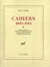 Seller image for Cahiers, 1894-1914 [FRENCH LANGUAGE - Soft Cover ] for sale by booksXpress