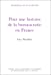 Seller image for Pour une histoire de la bureaucratie en France (French Edition) [FRENCH LANGUAGE - Soft Cover ] for sale by booksXpress