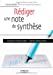 Image du vendeur pour R ©diger une note de synth ¨se [FRENCH LANGUAGE - Soft Cover ] mis en vente par booksXpress