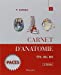 Bild des Verkufers fr Carnet D Anatomie: Tete,cou Dos (French Edition) [FRENCH LANGUAGE - Hardcover ] zum Verkauf von booksXpress