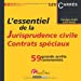 Seller image for L'essentiel de la jurisprudence civile [FRENCH LANGUAGE - Soft Cover ] for sale by booksXpress