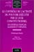 Seller image for Le controle de l'activite du pouvoir executif par le juge constitutionnel: Les exemples francais, allemand et espagnol (Bibliotheque constitutionnelle et de science politique) (French Edition) [FRENCH LANGUAGE - Soft Cover ] for sale by booksXpress