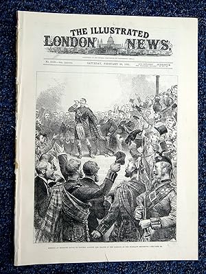 The Illustrated London News No 2180, February 26, 1881. (inc Course Hunting Meet at Altcar, Victo...