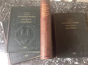 ENCYCLOPEDIE de Mécanique et d'électricité . 1 ère édition en 3 volumes + ATLAS