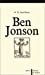 Seller image for Ben Jonson (Homme de theatre) (French Edition) [FRENCH LANGUAGE - Soft Cover ] for sale by booksXpress