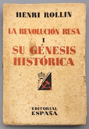 Bild des Verkufers fr La revolucin rusa. Tomo I: Su gnesis histrica zum Verkauf von Els llibres de la Vallrovira