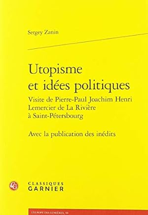 Seller image for Utopisme Et Idees Politiques: Avec La Publication Des Inedits (L'Europe Des Lumieres) (French Edition) [FRENCH LANGUAGE - Soft Cover ] for sale by booksXpress