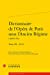 Seller image for Dictionnaire de l'Opera de Paris Sous l'Ancien Regime (Dictionnaires Et Syntheses) (French Edition) [FRENCH LANGUAGE - Soft Cover ] for sale by booksXpress