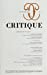 Image du vendeur pour Revue Critique 821 - Questions de Gout [FRENCH LANGUAGE - Soft Cover ] mis en vente par booksXpress