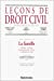 Seller image for Leçons de droit civil, tome 1, 3e partie, 7e édition. La famille [FRENCH LANGUAGE - Soft Cover ] for sale by booksXpress