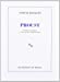 Image du vendeur pour Proust [FRENCH LANGUAGE - Soft Cover ] mis en vente par booksXpress