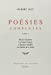 Seller image for Poesies completes (French Edition) [FRENCH LANGUAGE - Soft Cover ] for sale by booksXpress