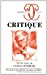 Bild des Verkufers fr Critique, N ° 769-770, Juin-Jui (French Edition) [FRENCH LANGUAGE - Soft Cover ] zum Verkauf von booksXpress