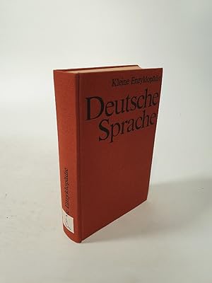 Bild des Verkufers fr Kleine Enzyklopdie Deutsche Sprache. zum Verkauf von Antiquariat Bookfarm