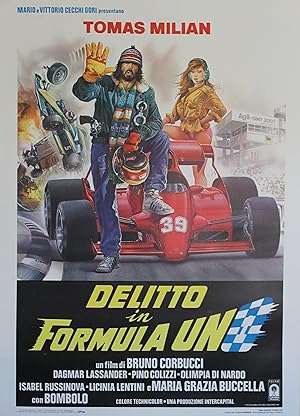 "DELITTO IN FORMULA UNO" Réalisé par Bruno CORBUCCI en 1983 avec Tomas MILIAN, Dagmar LASSANDER /...