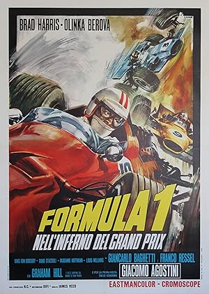 "DANS L'ENFER DE MONZA" FORMULA 1 NELL' INFERNO DEL GRAND PRIX / Réalisé par James REED en 1970 a...