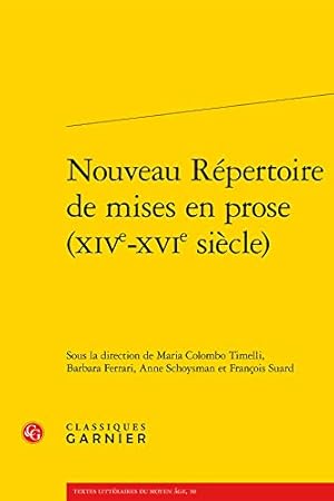 Seller image for Nouveau répertoire de mises en prose (XIVe-XVIe siècle) [FRENCH LANGUAGE - Soft Cover ] for sale by booksXpress