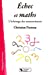 Bild des Verkufers fr  chec et math [FRENCH LANGUAGE - Soft Cover ] zum Verkauf von booksXpress