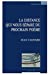 Bild des Verkufers fr la distance qui nous separe du prochain poeme [FRENCH LANGUAGE - Soft Cover ] zum Verkauf von booksXpress