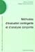 Seller image for Méthodes d'évaluation contingente et d'analyse conjointe [FRENCH LANGUAGE - Soft Cover ] for sale by booksXpress