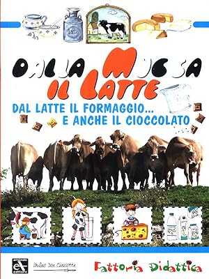 Bild des Verkufers fr Dalla mucca il latte. Dal latte il formaggio. e anche il cioccolato zum Verkauf von Librodifaccia