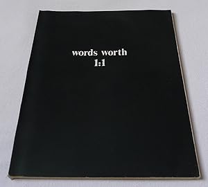 Bild des Verkufers fr words worth 1:1 (January 1978) zum Verkauf von Test Centre Books