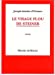 Seller image for Le Visage flou de steiner (French Edition) [FRENCH LANGUAGE - Soft Cover ] for sale by booksXpress