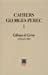 Seller image for Cahiers Georges Perec 1 (ALL TEXT IN FRENCH; COLLOQUE DE CERISY juillet 1984, Ouvrage publie avec le concours du Centre National des Lettres) [FRENCH LANGUAGE - Soft Cover ] for sale by booksXpress